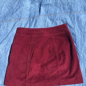 Free People corduroy skirt